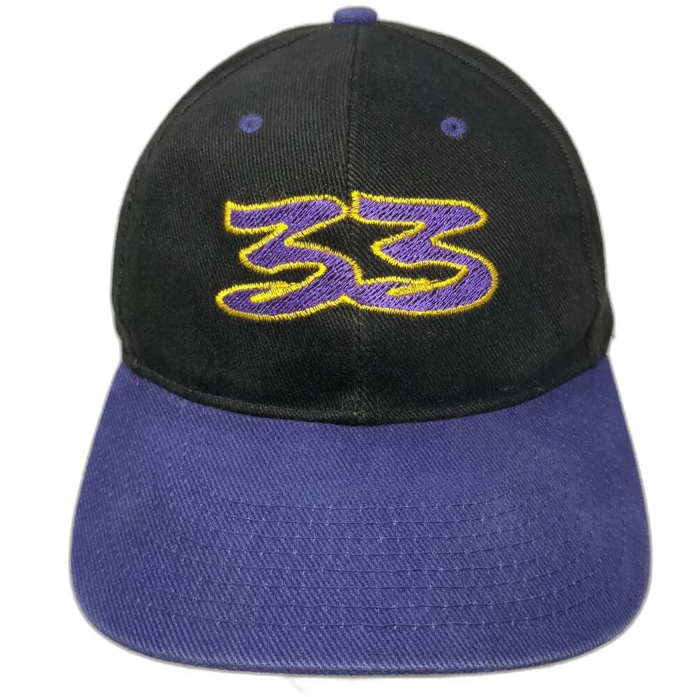 Luna Basics Snapback Hat Black Purple One Size 33 Racing Ken Chandler Signature